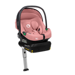 i-Size infant car seat product view 5 Lionelo Astrid i-Size Set Pink Coral