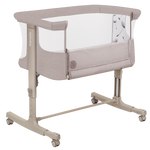 bedside crib Lionelo Aurora Beige Cappuccino