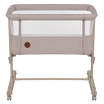 bedside crib product view 3 Lionelo Aurora Beige Cappuccino