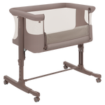bedside crib Lionelo Aurora Beige Taupe