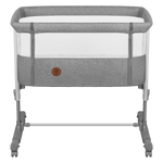 bedside crib product view 3 Lionelo Aurora Grey Concrete
