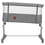 bedside crib product view 4 Lionelo Aurora Grey Concrete