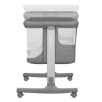 bedside crib product view 5 Lionelo Aurora Grey Concrete
