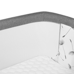 bedside crib product view 6 Lionelo Aurora Grey Concrete
