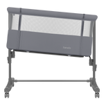 bedside crib product view 4 Lionelo Aurora Grey Monument