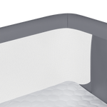 bedside crib product view 6 Lionelo Aurora Grey Monument