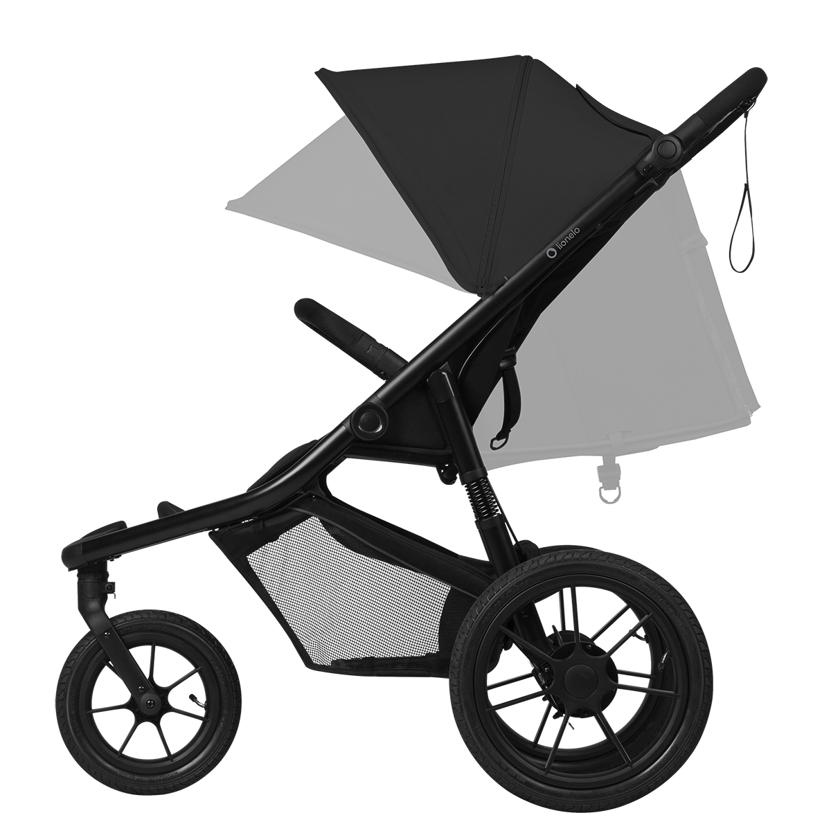 baby stroller product view 3 Lionelo Azura Black Onyx