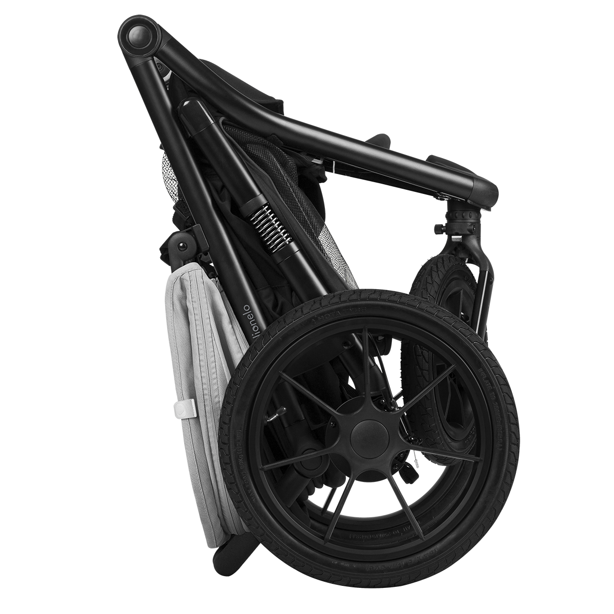 baby stroller product view 7 Lionelo Azura Grey Stone