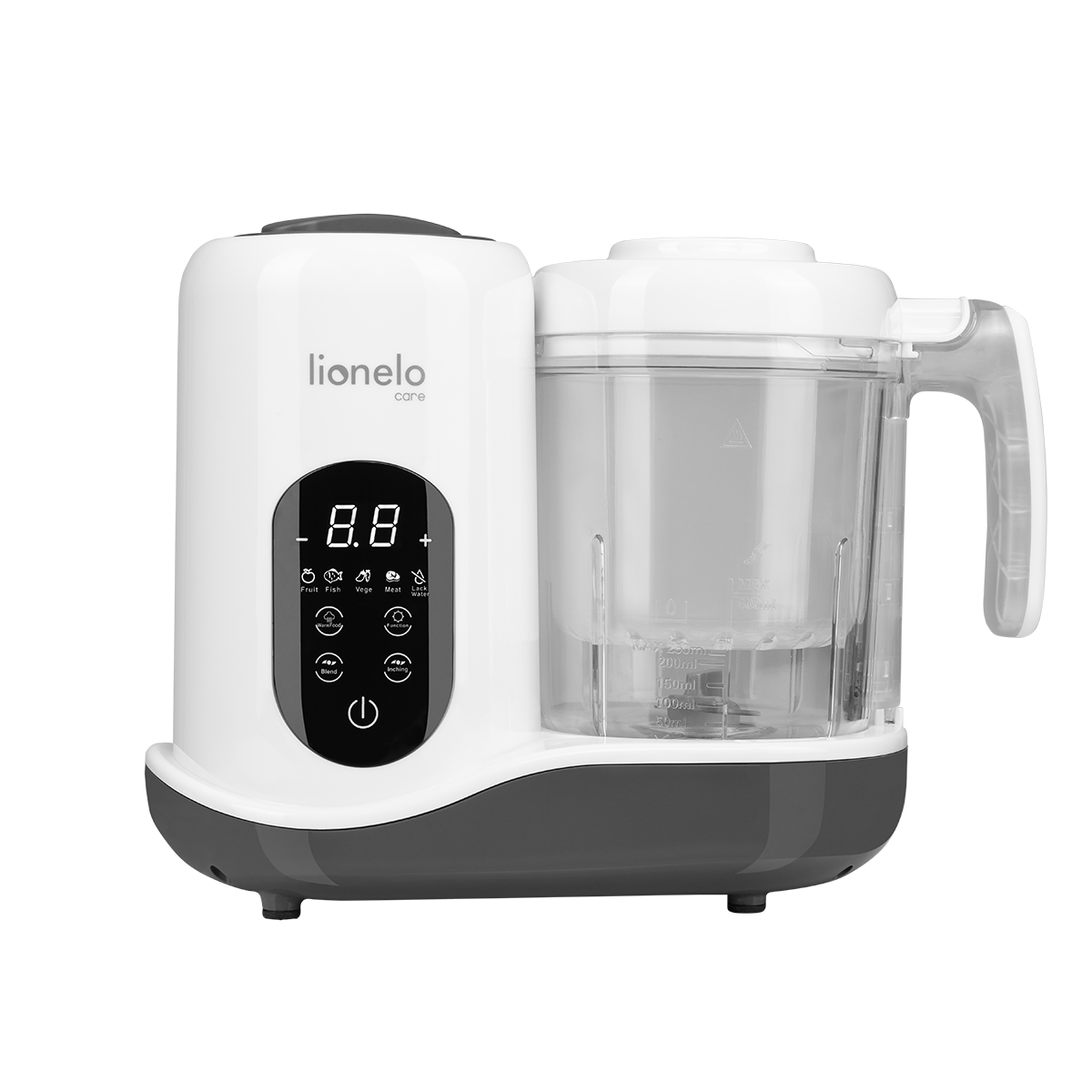 baby feeding appliance Lionelo BabyMenu White Natural Grey