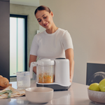 baby feeding appliance product view 2 Lionelo BabyMenu White Natural Grey