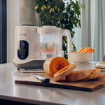 baby feeding appliance product view 4 Lionelo BabyMenu White Natural Grey