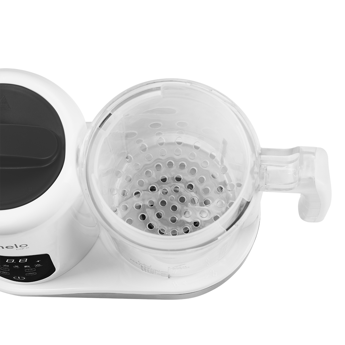 baby feeding appliance product view 6 Lionelo BabyMenu White Natural Grey