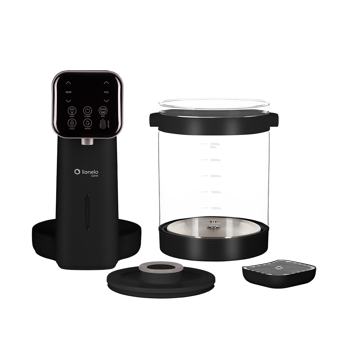 baby feeding appliance product view 7 Lionelo Babypresto 2.0 Black