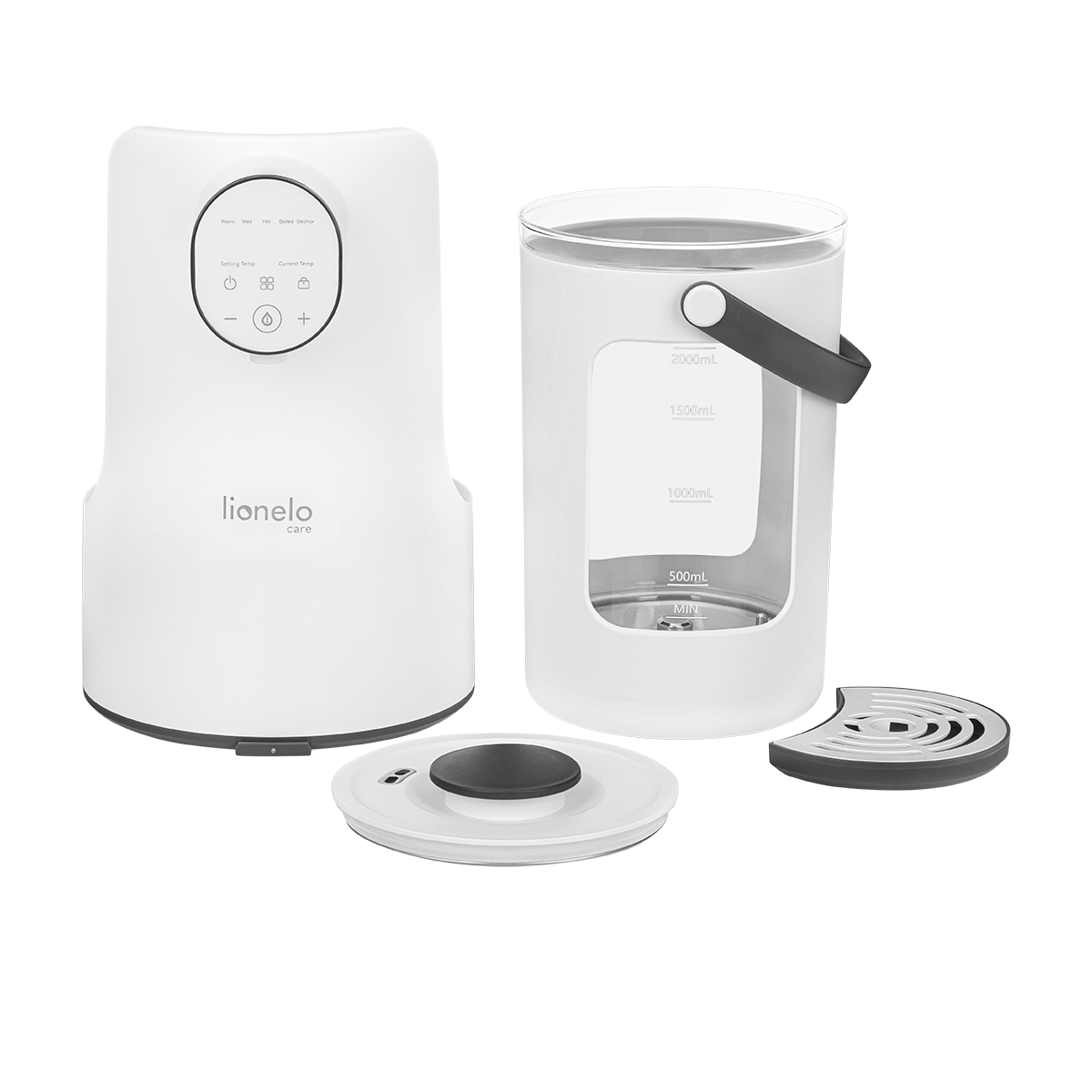 baby feeding appliance product view 8 Lionelo BABYPRESTO White Natural