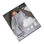 baby blanket or towel product view 6 Lionelo Bamboo Blanket Grey