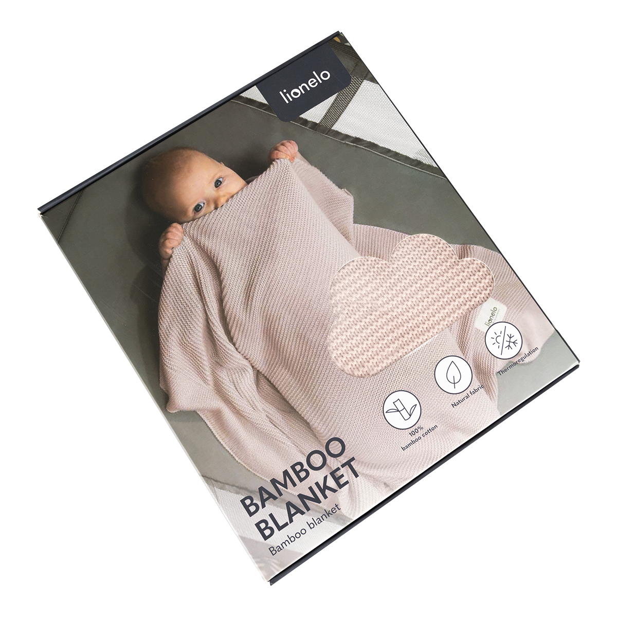 baby blanket or towel product view 6 Lionelo Bamboo Blanket Pink
