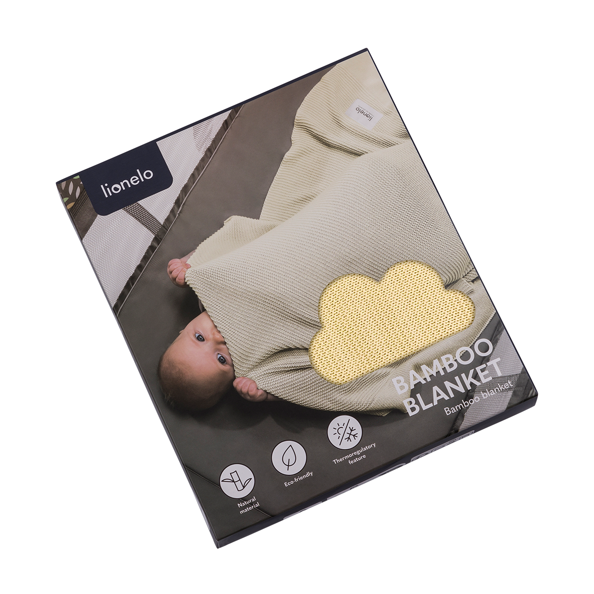baby blanket or towel product view 6 Lionelo Bamboo Blanket Yellow Lemon