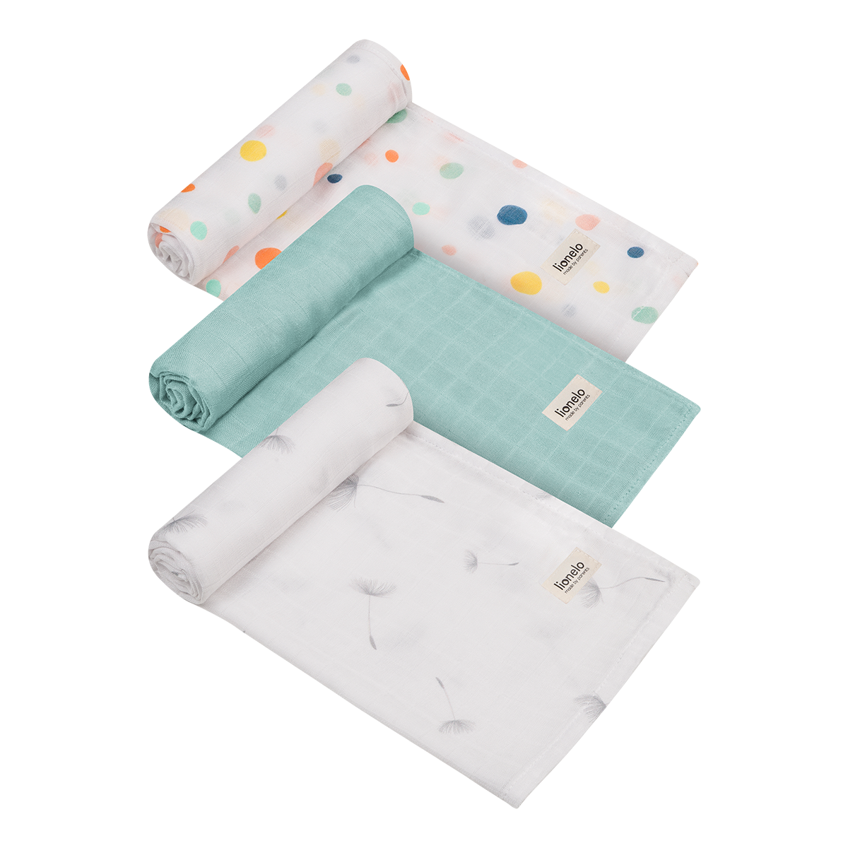 bamboo baby textile set product view 3 Lionelo Bamboo Set Dot