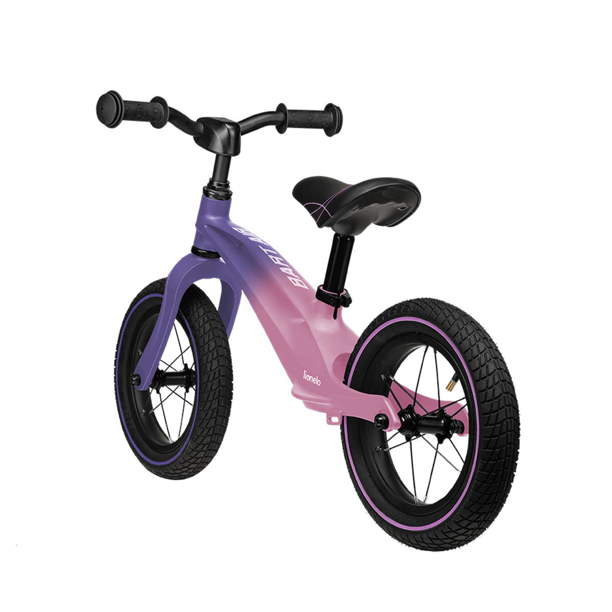 children's bicycle product view 4 Lionelo Bart Air Pink Violet