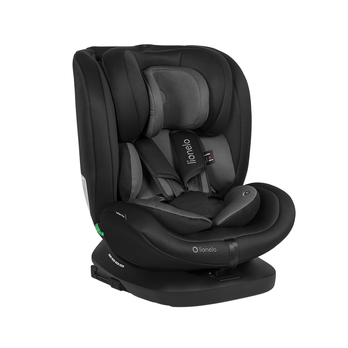 i-Size convertible car seat Lionelo Bastiaan i-Size Black Grey