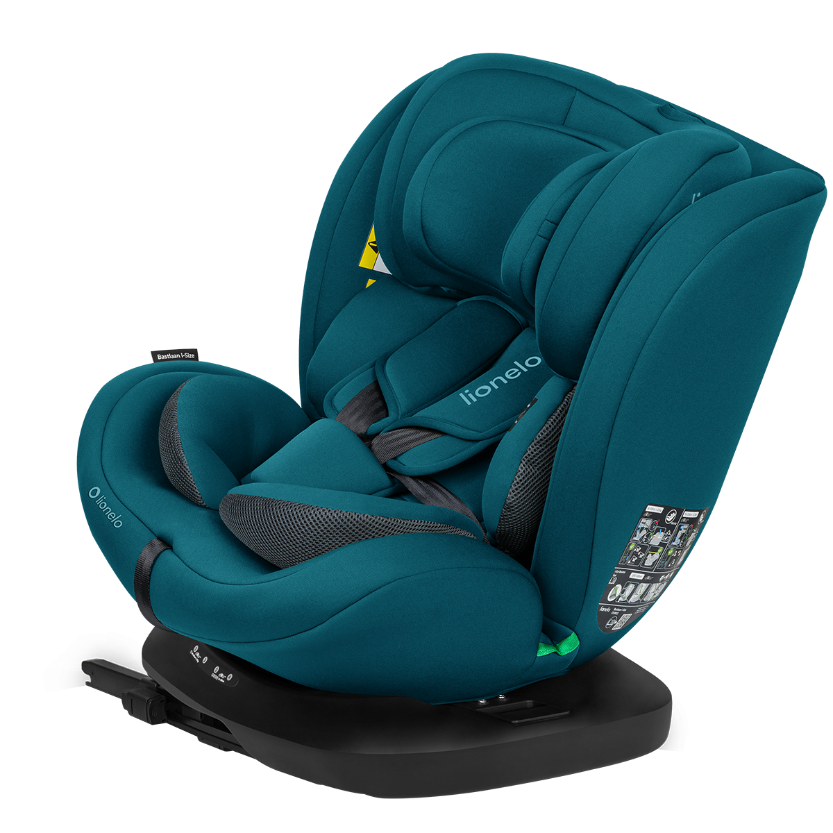 i-Size convertible car seat product view 2 Lionelo Bastiaan i-Size Blue Indigo