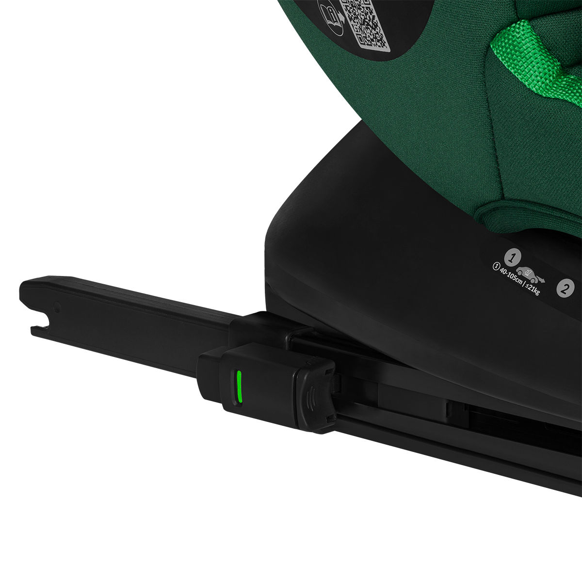 i-Size convertible car seat product view 8 Lionelo Bastiaan i-Size Green Forest