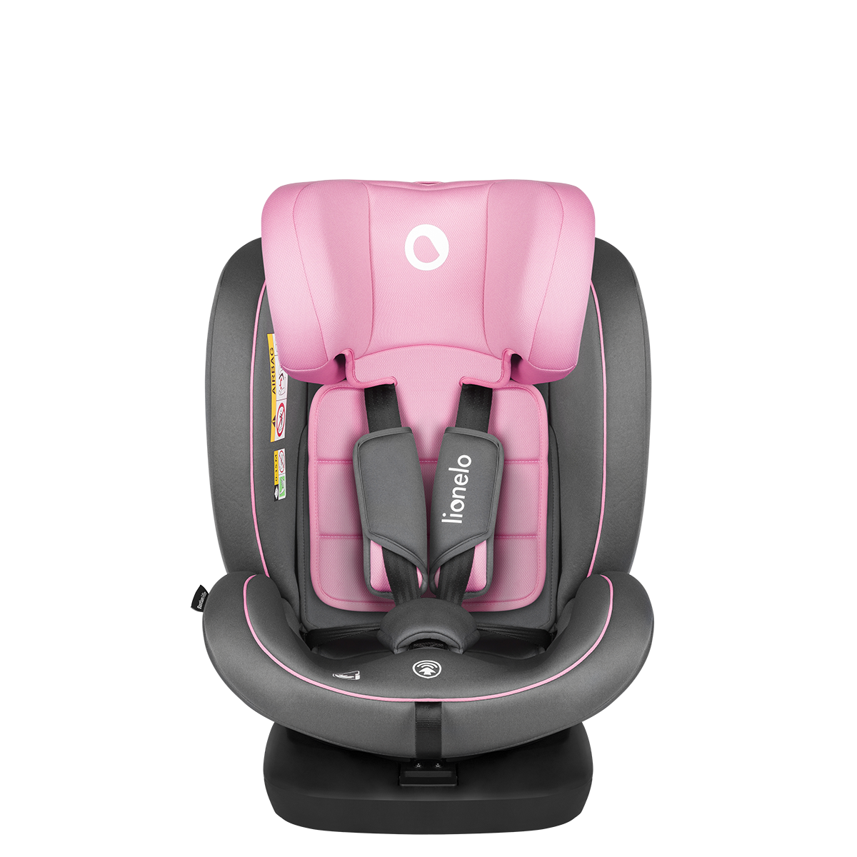 i-Size convertible car seat product view 3 Lionelo Bastiaan i-Size Pink Baby