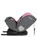 i-Size convertible car seat product view 5 Lionelo Bastiaan i-Size Pink Baby