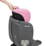 i-Size convertible car seat product view 7 Lionelo Bastiaan i-Size Pink Baby