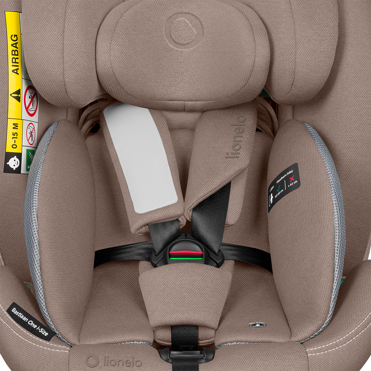 i-Size convertible car seat product view 6 Lionelo Bastiaan One i-Size Beige Sand