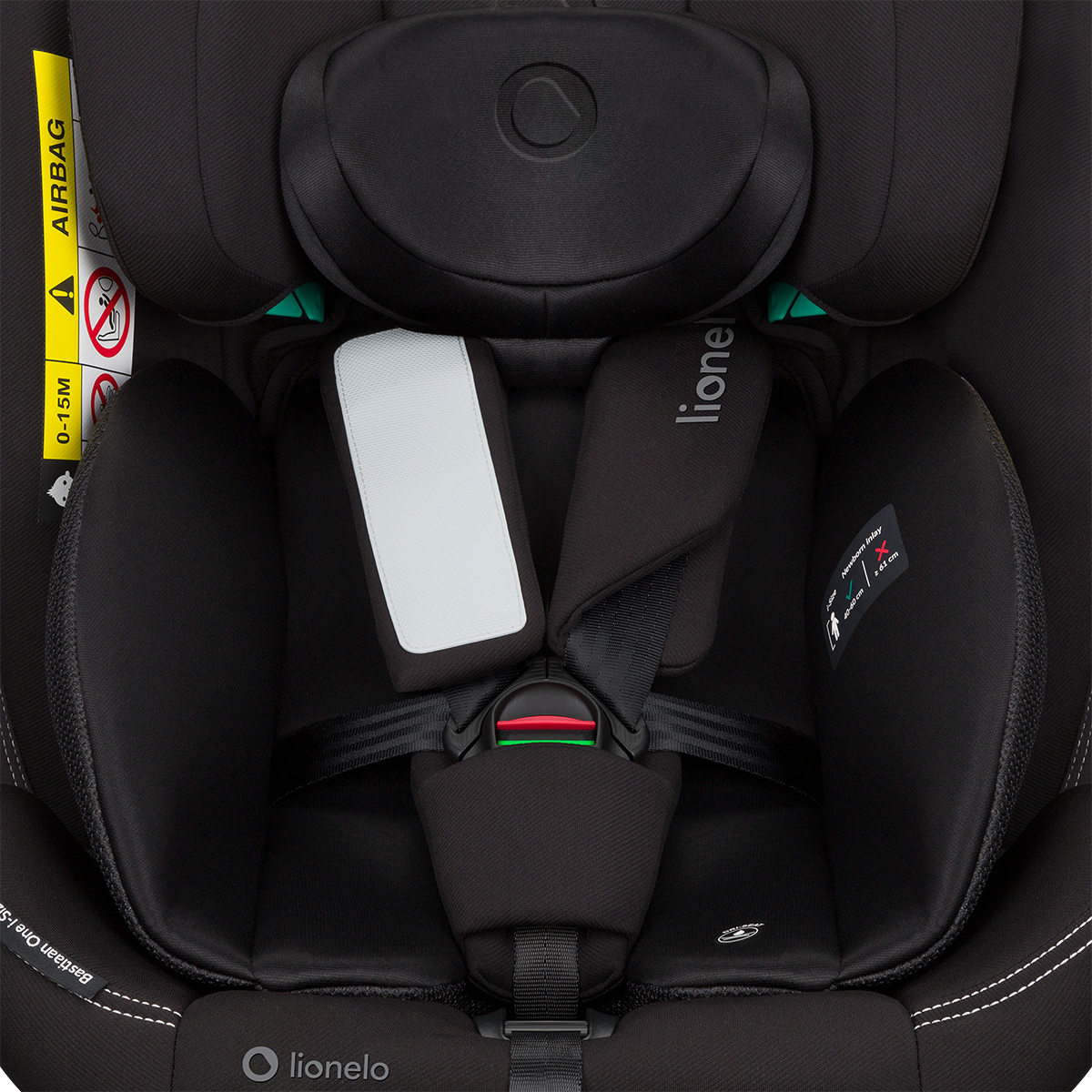 i-Size convertible car seat product view 6 Lionelo Bastiaan One i-Size Black Carbon