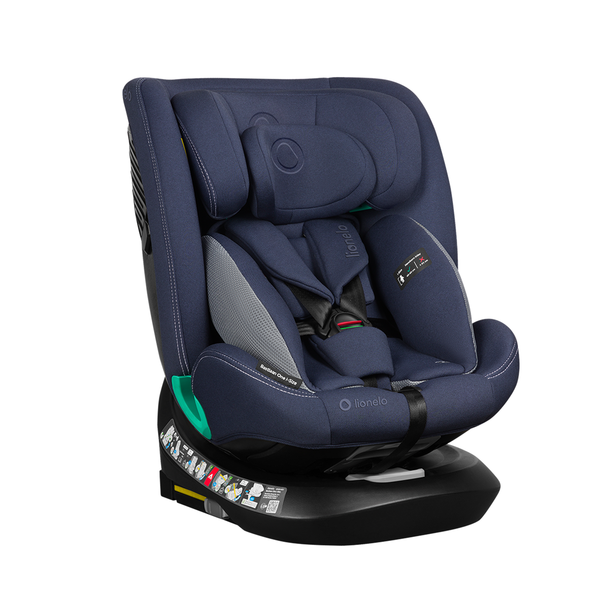 i-Size convertible car seat Lionelo Bastiaan One i-Size Blue Navy