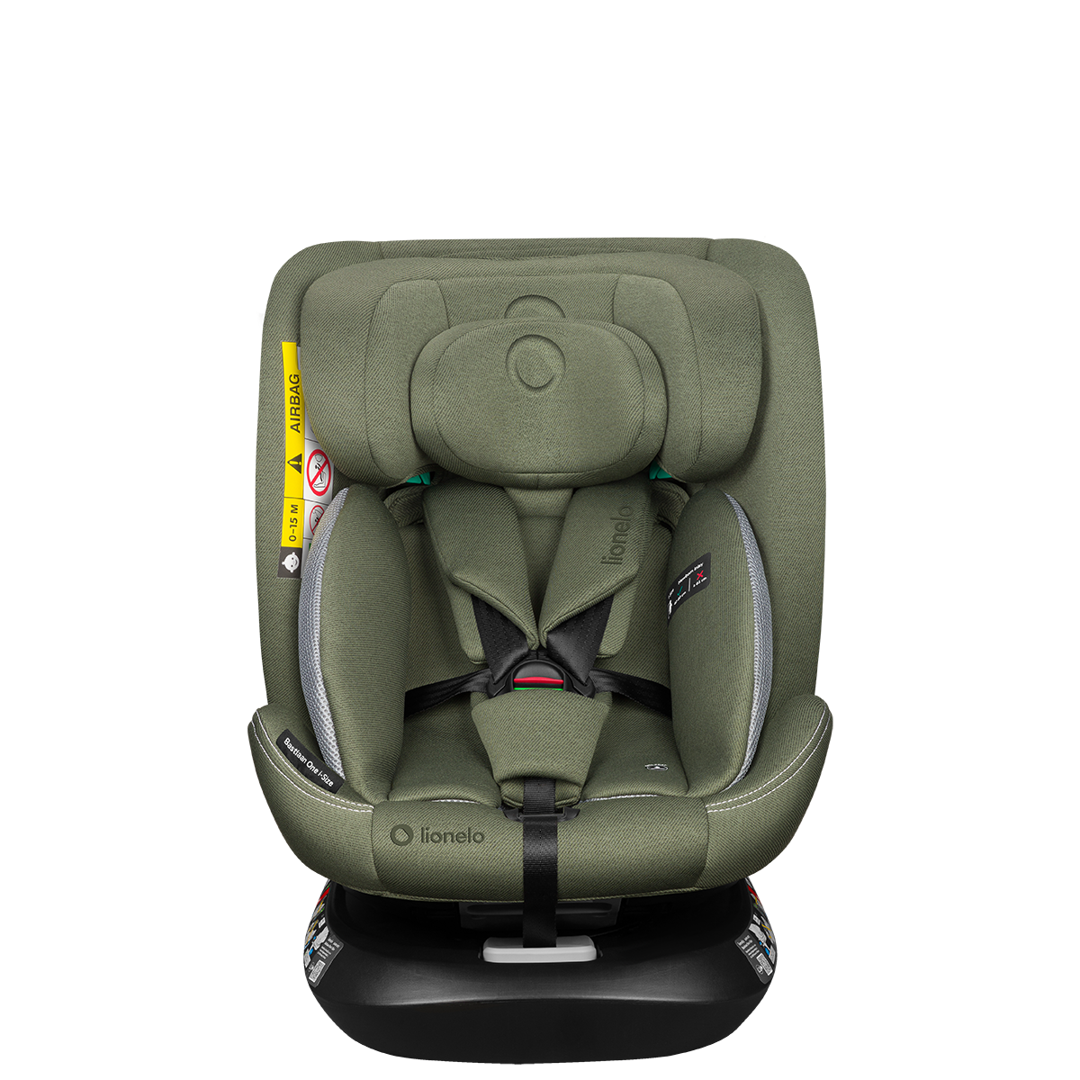 i-Size convertible car seat product view 4 Lionelo Bastiaan One i-Size Green Olive