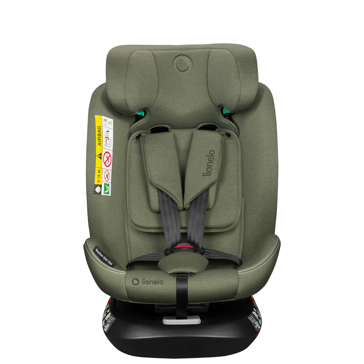 i-Size convertible car seat product view 5 Lionelo Bastiaan One i-Size Green Olive