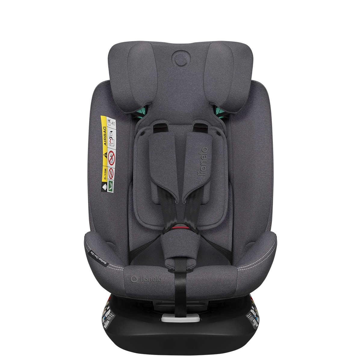 i-Size convertible car seat product view 5 Lionelo Bastiaan One i-Size Grey Stone