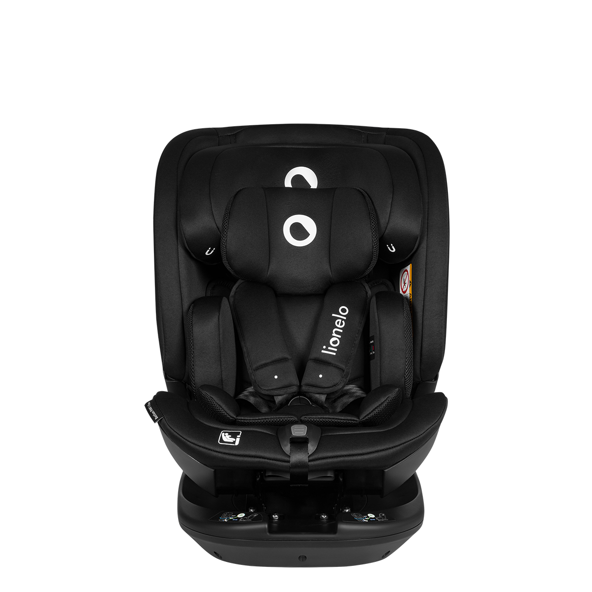 i-Size convertible car seat product view 2 Lionelo Bastiaan RWF i-Size Black Carbon