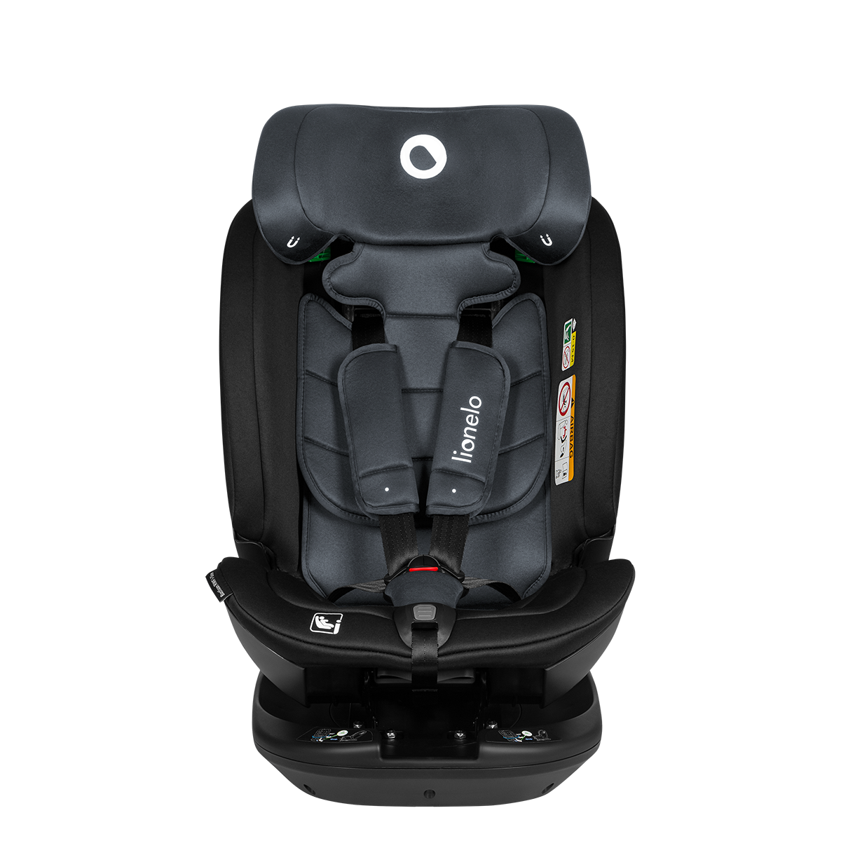 i-Size convertible car seat product view 3 Lionelo Bastiaan RWF i-Size Grey Stone