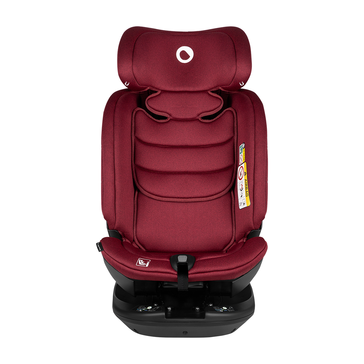i-Size convertible car seat product view 4 Lionelo Bastiaan RWF i-Size Red Burgundy
