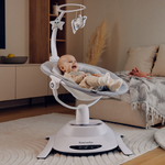 baby bouncer or rocker product view 3 Lionelo Bella Grey Concrete
