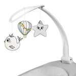 baby bouncer or rocker product view 8 Lionelo Bella Grey Concrete