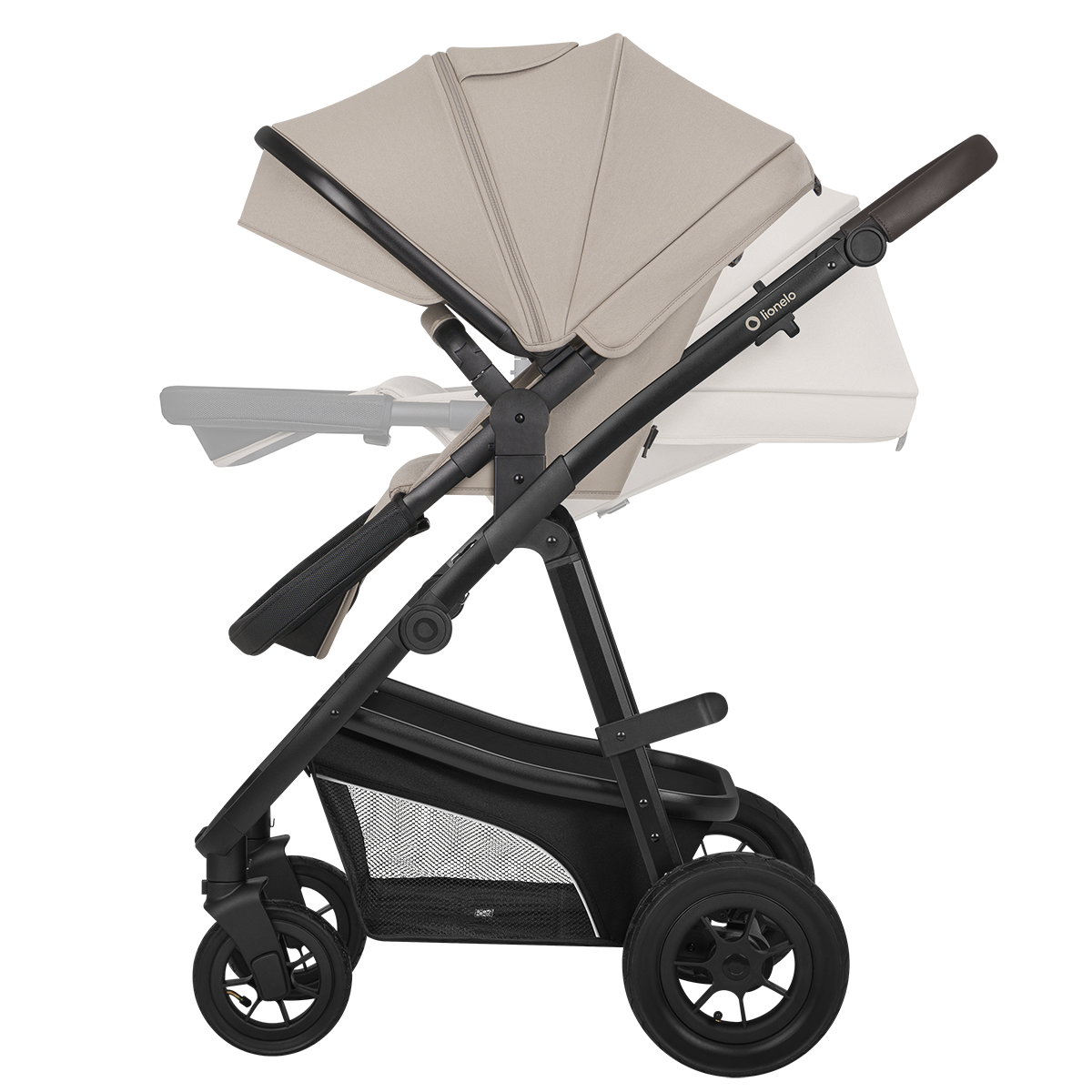 3-in-1 stroller product view 5 Lionelo Bianka 3-in-1 Beige Sand