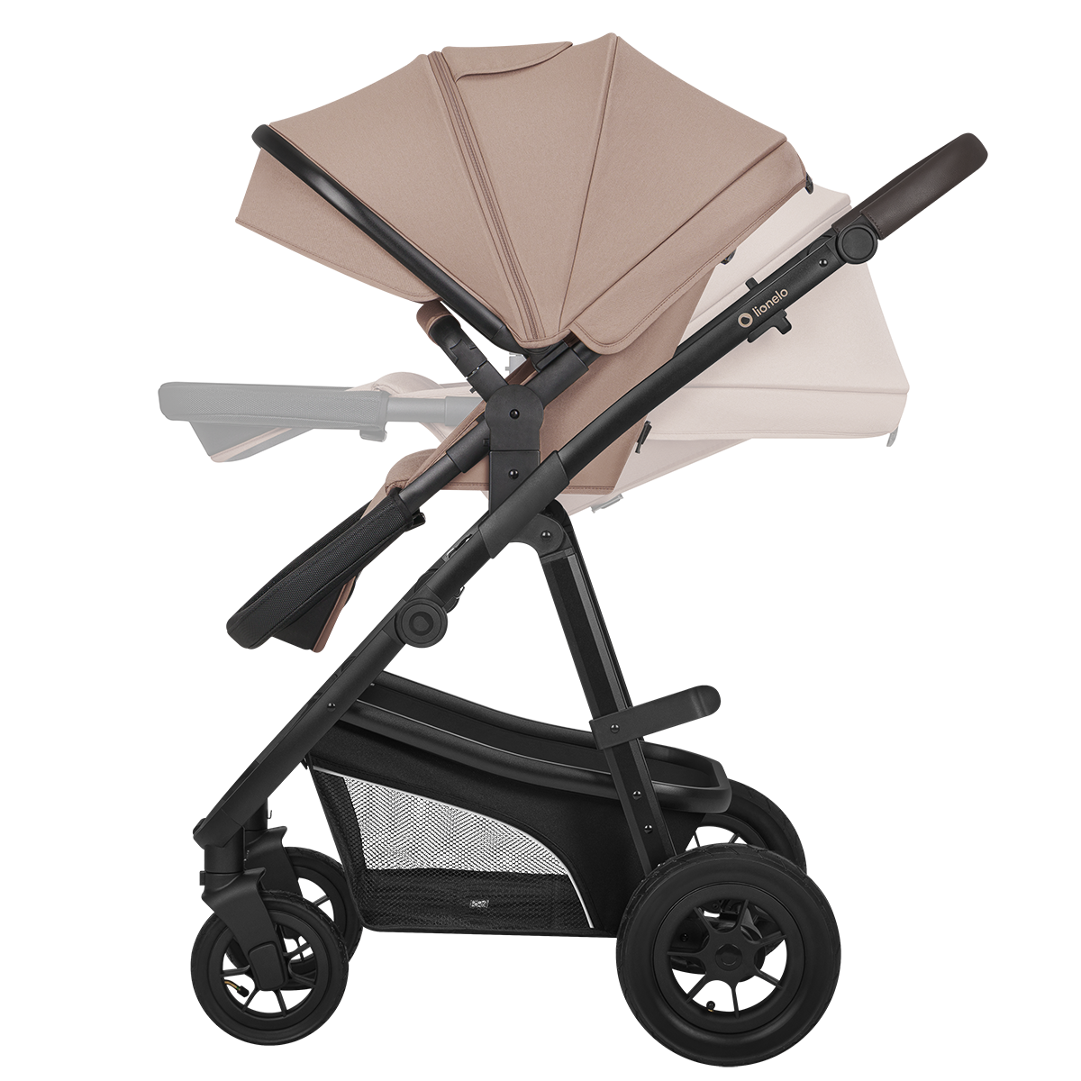 3-in-1 stroller product view 5 Lionelo Bianka 3-in-1 Beige Taupe