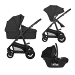 3-in-1 stroller with carrycot, stroller seat and car seat Lionelo Bianka 3-in-1 Black Onyx