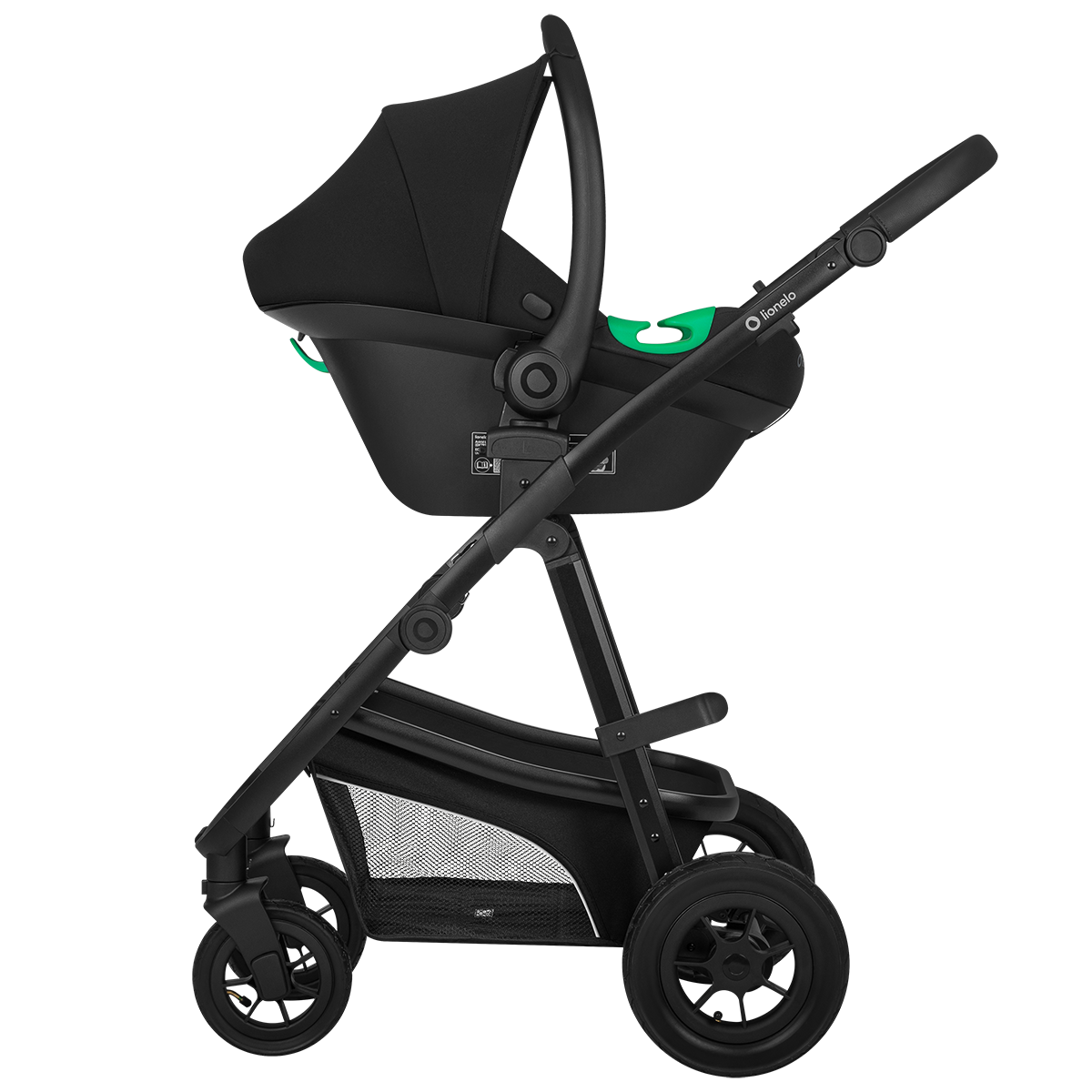 3-in-1 stroller product view 4 Lionelo Bianka 3-in-1 Grey Stone