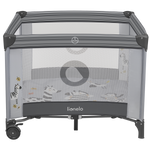 baby playpen Lionelo Bonnie Grey Stone