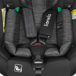 i-Size convertible car seat product view 6 Lionelo Braam i-Size Black Carbon