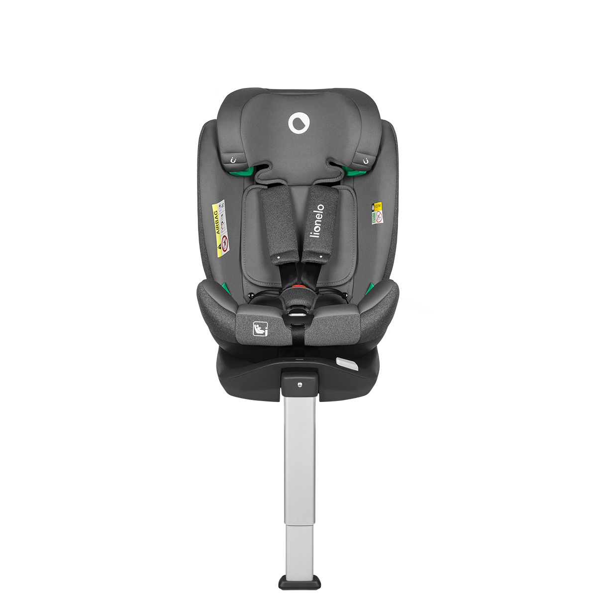 i-Size convertible car seat product view 2 Lionelo Braam i-Size Grey Stone