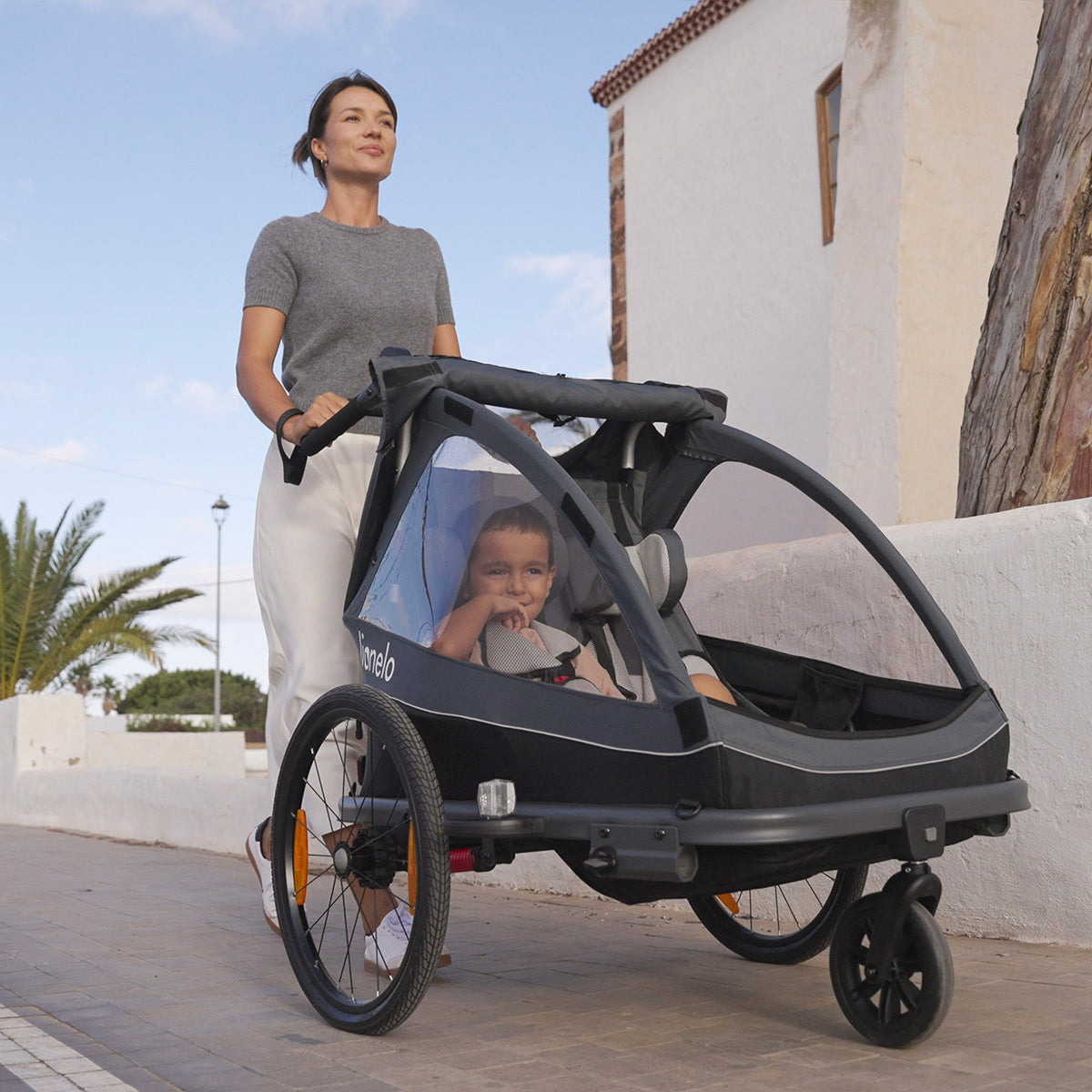 baby activity product product view 2 Lionelo Cama Grey Graphite