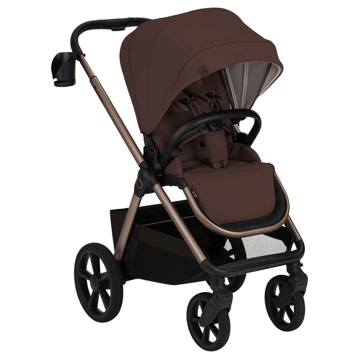 2-in-1 stroller product view 3 Lionelo Carmine 2-in-1 Brown Chocolate