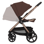 2-in-1 stroller product view 4 Lionelo Carmine 2-in-1 Brown Chocolate